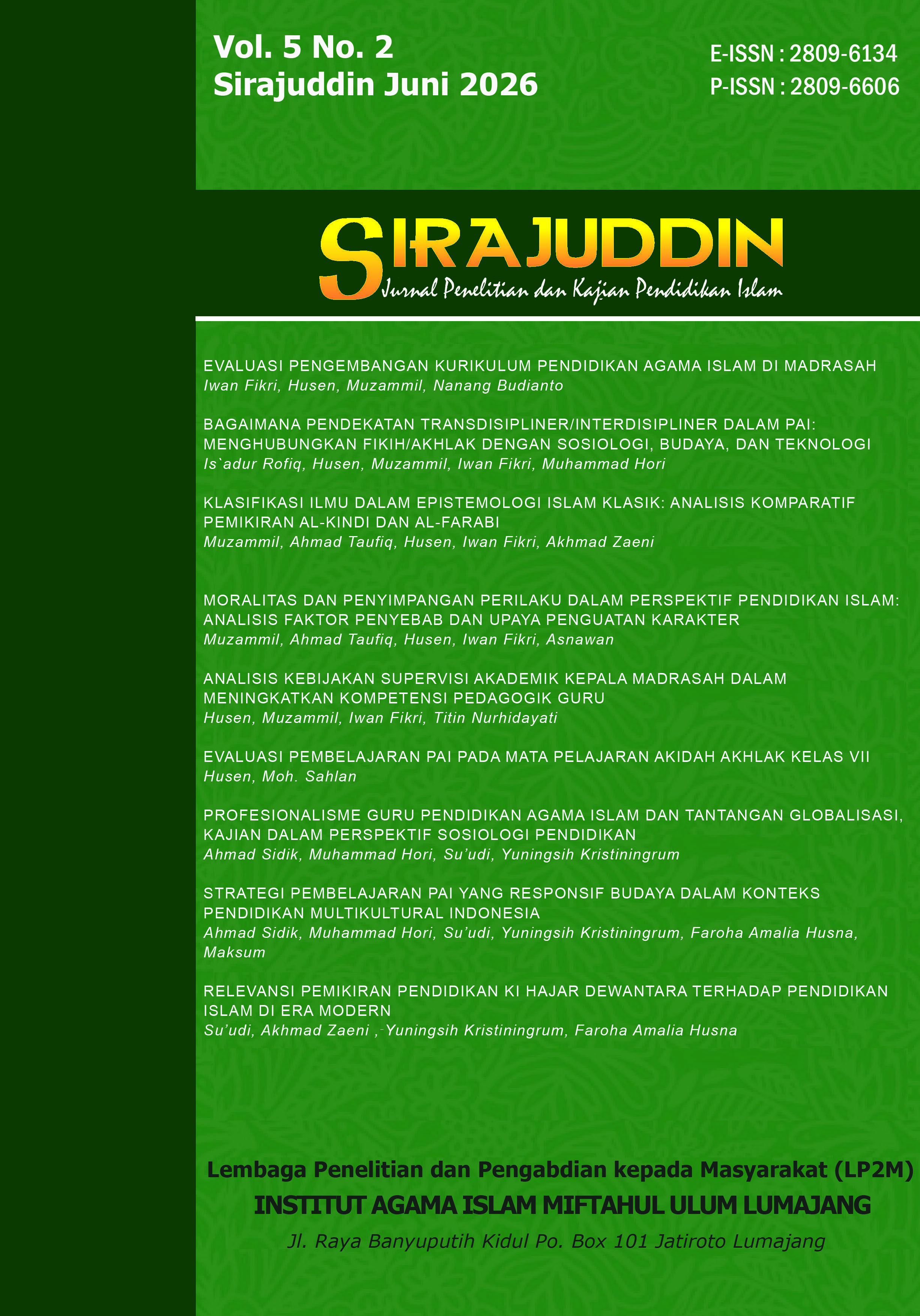 					View Vol. 5 No. 2 (2026): Sirajuddin Juni 2026
				